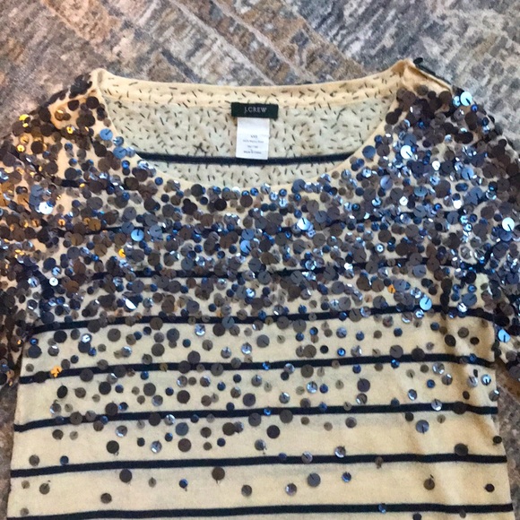 Lightweight Sequin Sweater J. Crew - Picture 2 of 5